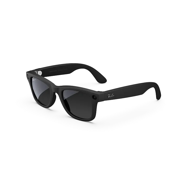 Ray-Ban Meta Wayfarer (Gen 1), Matte Black / Gradient Graphite Polarized, Large - Image 3