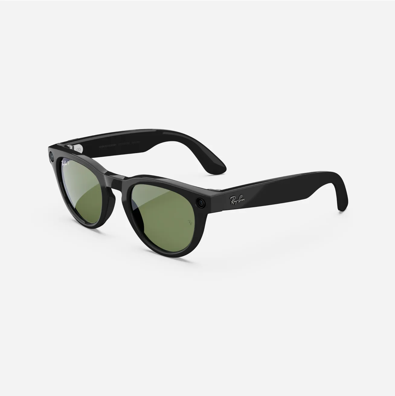 Ray-Ban Meta Headliner (Gen 1), Shiny Black / G15 Green Polarized, Standard - Image 6